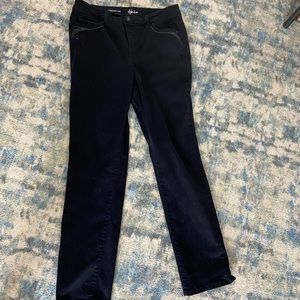 Style & Co black straight leg jeans